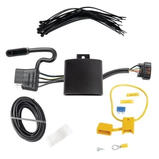 Trailer Tow Hitch For 19-20 Hyundai Santa Fe Complete Package w/ Wiring Draw Bar and 2" Ball.