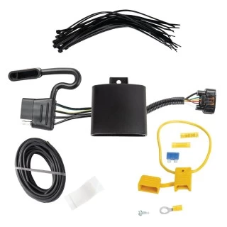 For 2022-2024 Hyundai Santa Cruz Trailer Hitch Tow PKG w/ 4-Flat Wiring Harness + Triple Ball Ball Mount 1-7/8" & 2" & 2-5/16" Trailer Balls w/ Tow Hook + Pin/Clip + Wiring Bracket By Draw-Tite