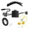 For 2022-2024 Hyundai Santa Cruz Trailer Hitch Tow PKG w/ 4-Flat Wiring Harness + Triple Ball Ball Mount 1-7/8" & 2" & 2-5/16" Trailer Balls w/ Tow Hook + Pin/Clip + Wiring Bracket By Draw-Tite