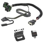 Trailer Wiring Harness Kit and Bracket w/ Light Tester For 18-24 Chevy Equinox GMC Terrain Plug & Play