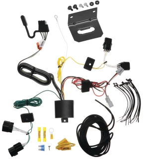 Trailer Wiring and Bracket For 22-23 Hyundai Kona Plug & Play 4-Flat Harness