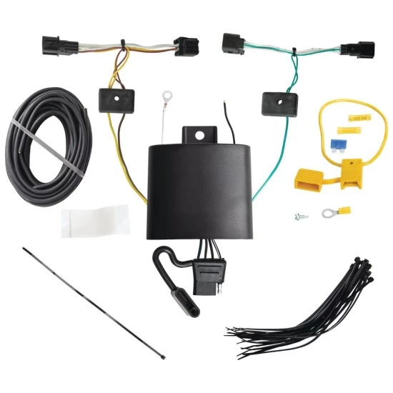 Trailer Wiring and Bracket w/ Light Tester For 22-26 Hyundai Ioniq 5 Plug & Play 4-Flat Harness