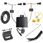 Trailer Wiring Harness Kit and Bracket For 2023 2024 Hyundai Palisade 4-Flat Harness Plug & Play