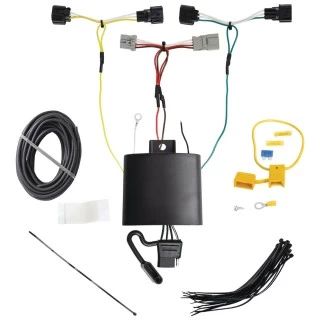 Trailer Tow Hitch For 18-21 Hyundai Kona Complete Package w/ Plug & Play Wiring and 2" Ball