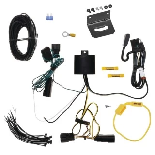 Trailer Wiring and Bracket For 23-24 Ford Escape Plug & Play 4-Flat Harness