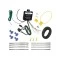 Reese Trailer Tow Hitch For 10-13 Mazda 3 Sedan w/ LED Taillights Deluxe Package Wiring 2" and 1-7/8" Ball and Lock