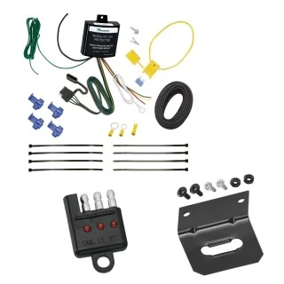 Plug and Play T-One Wiring Harness Connector 4-Flat Mounting Bracket 4-Flat Car End Tester w/ LED Display 118543 118144 20114 Tekonsha Trailer Wiring and Bracket Light Tester 10-12 Lincoln MKZ Plug Play 4-Flat Harness 10 11 12 2010 2011 2012 Trailer Wiring and Bracket w/ Light Tester For 10-12 Lincoln MKZ All Styles