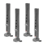 Bulldog BX1 25K Round Gooseneck Trailer Coupler Adjustable Inner Tube Only – 4 Pack
