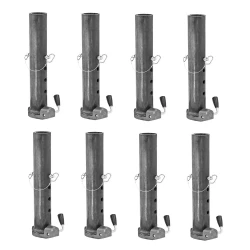 Bulldog 8x 30K BX1 Round Gooseneck Trailer Coupler Adjustable Inner Tube Only