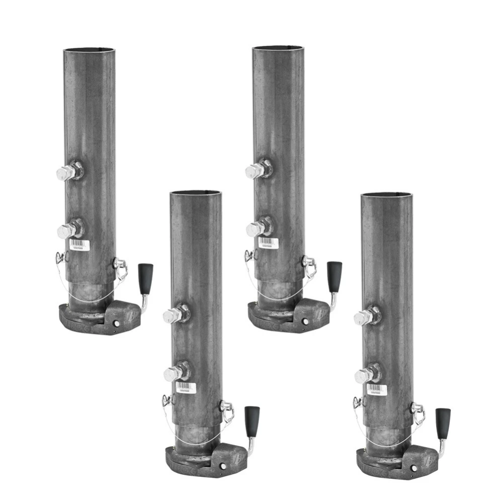 Bulldog BX1 20K Short Gooseneck Couplers, 2-5/16" Round Tube, Set of 4