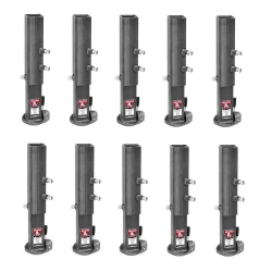 Bulldog 10x 25K BX1 Square Gooseneck Trailer Coupler Adjustable w/ 4.5" Outer Tube