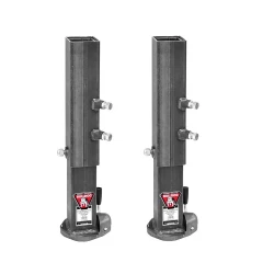 Bulldog 2x 25K BX1 Square Gooseneck Trailer Coupler Adjustable w/ 4.5" Outer Tube