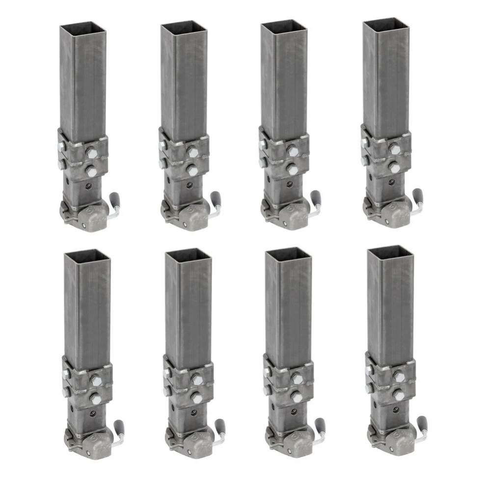Bulldog 40K BX1 Square Gooseneck Trailer Coupler Adjustable 3 Inch Ball