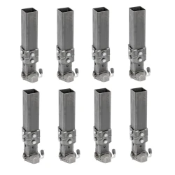 Bulldog 8x 40K BX1 Square Gooseneck Trailer Coupler Adjustable 3" Hitch Ball