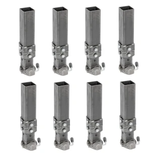 Bulldog 40K BX1 Square Gooseneck Trailer Coupler Adjustable 3 Inch Ball