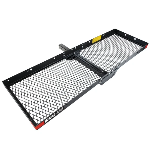 Reese 60×20 hitch cargo carrier bundle with 500 lb basket, rainproof 54×21×20 bag and cargo net for 2″ receiver