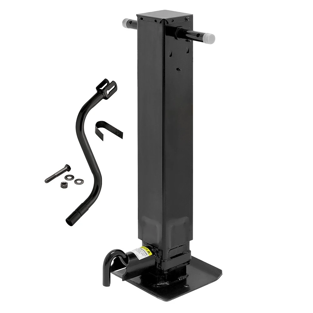 Pro Series 2x 12K Square Trailer Jacks with Spring-Return Drop Legs