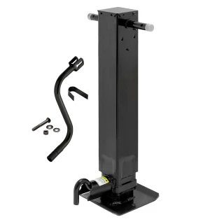 Pro Series 2x 12K Square Trailer Jacks with Spring-Return Drop Legs