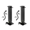 Pro Series 2x 12K Square Trailer Jacks with Spring-Return Drop Legs