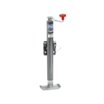 Pro Series 2K Snap-Ring Swivel Trailer Jack – 15 Inch Lift, Topwind, Weld-On
