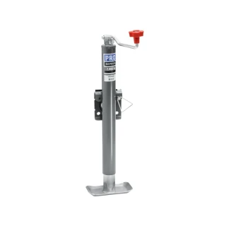 Pro Series 2K Snap-Ring Swivel Trailer Jack – 15 Inch Lift, Topwind, Weld-On