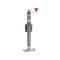 Pro Series 2K Snap-Ring Swivel Trailer Jack – 15 Inch Lift, Topwind, Weld-On