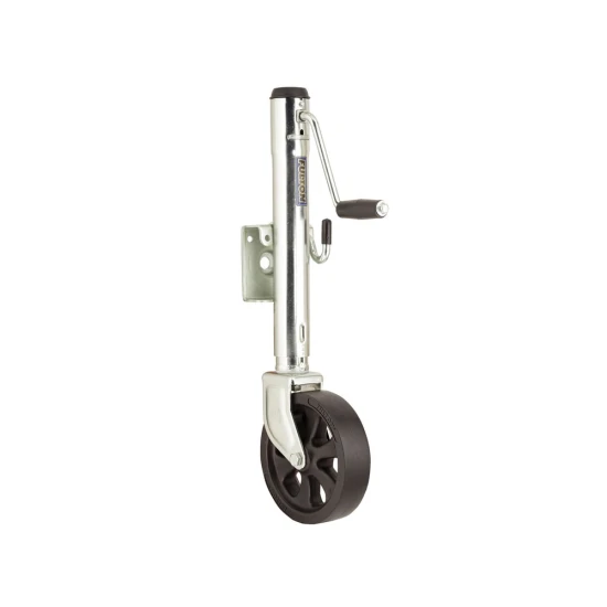 Fulton 1.5K Bolt-Thru Swivel Trailer Jack with 10" Lift and 8" Caster Wheel – 4 Pack