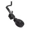 Fulton Electric Powered XLT Boat Trailer Winch 7K + Tactical Black Trailer Jack Sharkskin Saltwater Tested 1500 lbs 5 Year Warranty + Hardware Bolt-On Side Mount