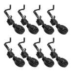 Fulton 8-Pack 1.5K XLT Marine Trailer Jacks with Sidewind and TruTurn 360 System
