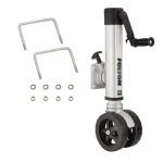 Fulton F2 1.6K Marine Trailer Jack with Dual 7" Wheels – 2-Pack Bolt-On