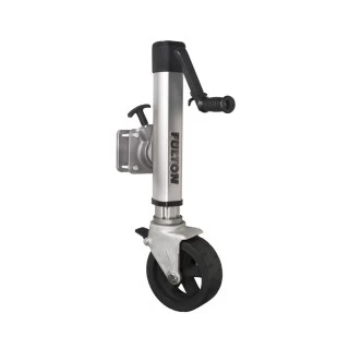 Fulton F2 Boat Trailer Winch Single-Speed 1600 lbs + Fulton F2 Trailer Jack 1600 lbs Lift Lifetime Warranty + Hardware Bolt-On Side Mount