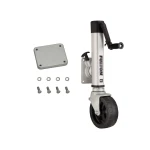 Fulton F2 1.6K Marine Trailer Jack with Single 8" Wheel, Weld-On Mount – 10-Pack