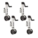 Fulton 1.6K F2 Trailer Jack with Dual 7-Inch Wheels for Marine Trailers