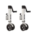 Fulton F2 1.6K Marine Trailer Jacks with Dual 7-Inch Wheels – Bolt-On Pair