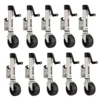 Fulton F2 1.6K Marine Trailer Jacks 10-Pack with 8 Inch Wheel Bolt-On Mount