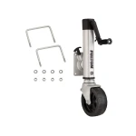 Fulton F2 1.6K Trailer Jacks with 8 Inch Wheel Bolt-On for 4x5 Frames