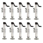 Fulton 2K F2 Trailer Jack with Footplate, Sidewind, Weld-On for 5" Frame (10 Pack)