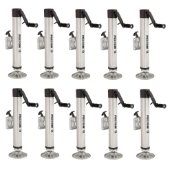 Fulton 10x 2K F2 Trailer Jack w/ Pivoting Footplate Fits up to 5" Frames