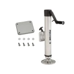 Fulton 2K F2 Trailer Jack with Footplate, Sidewind, Weld-On for 5" Frame (10 Pack)