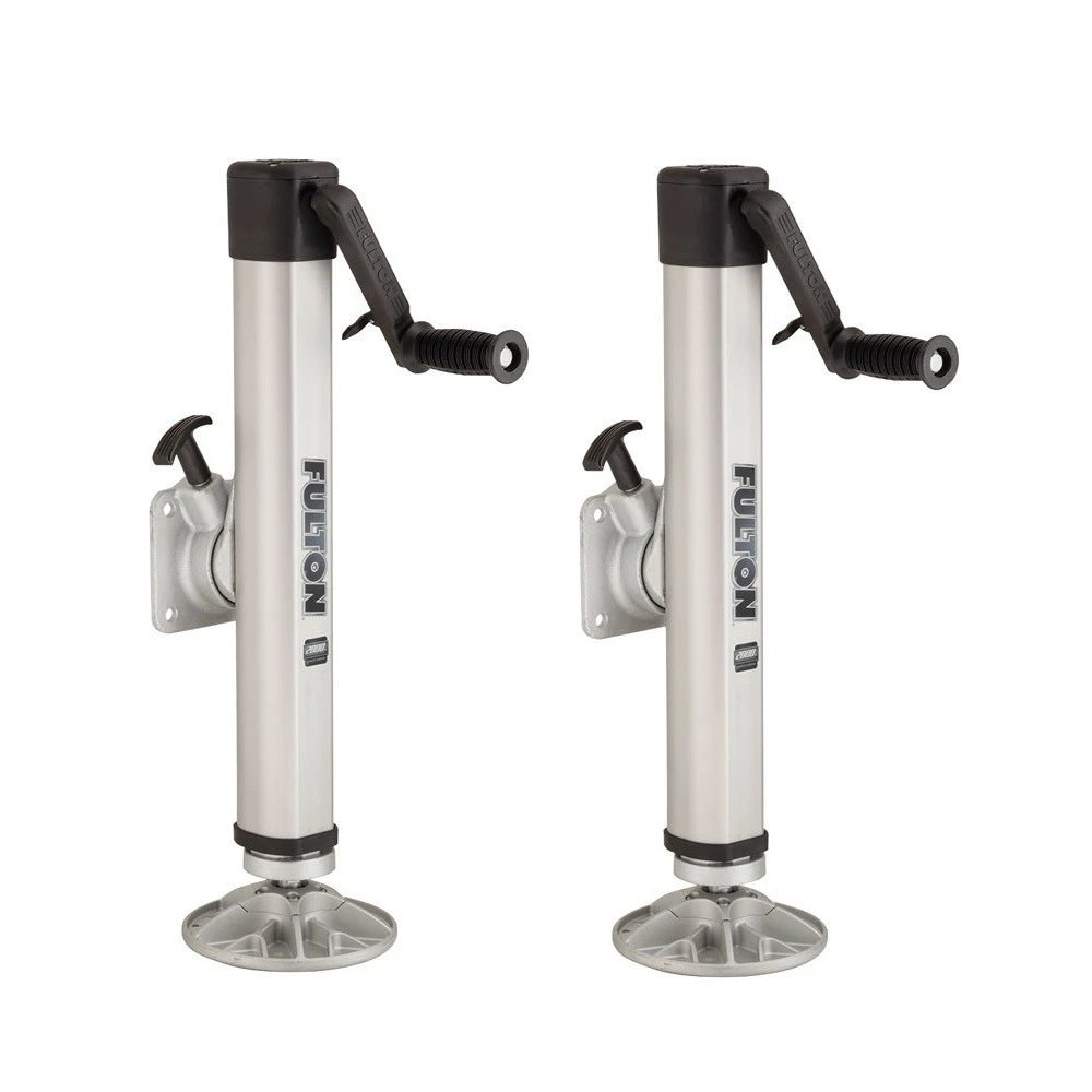 Fulton F2 2K Marine Trailer Jack with Pivoting Footplate – Bundle of 2