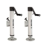 Fulton F2 2K Marine Trailer Jack with Pivoting Footplate – Bundle of 2