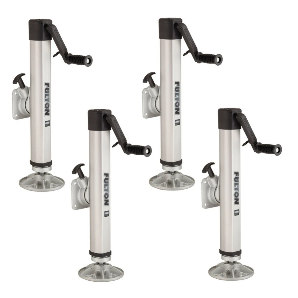 Fulton 2K F2 Swivel Trailer Jack with Pivoting Footplate – Weld-On for 5" Frames