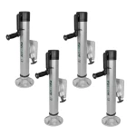 Fulton F2 2K Marine Trailer Jacks with Swivel Footplate – 4-Pack for Utility Trailers
