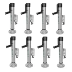 Fulton 8-Pack 2K F2 Marine Trailer Jacks with Pivoting Footplate and Sidewind Handle