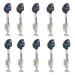 Fulton 2.5K XLT Electric Boat Trailer Jack Bundle with Drop Leg and 22" Travel