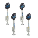 Fulton XLT 2.5K Electric Boat Trailer Jack Bundle with Drop Leg and 22" Lift