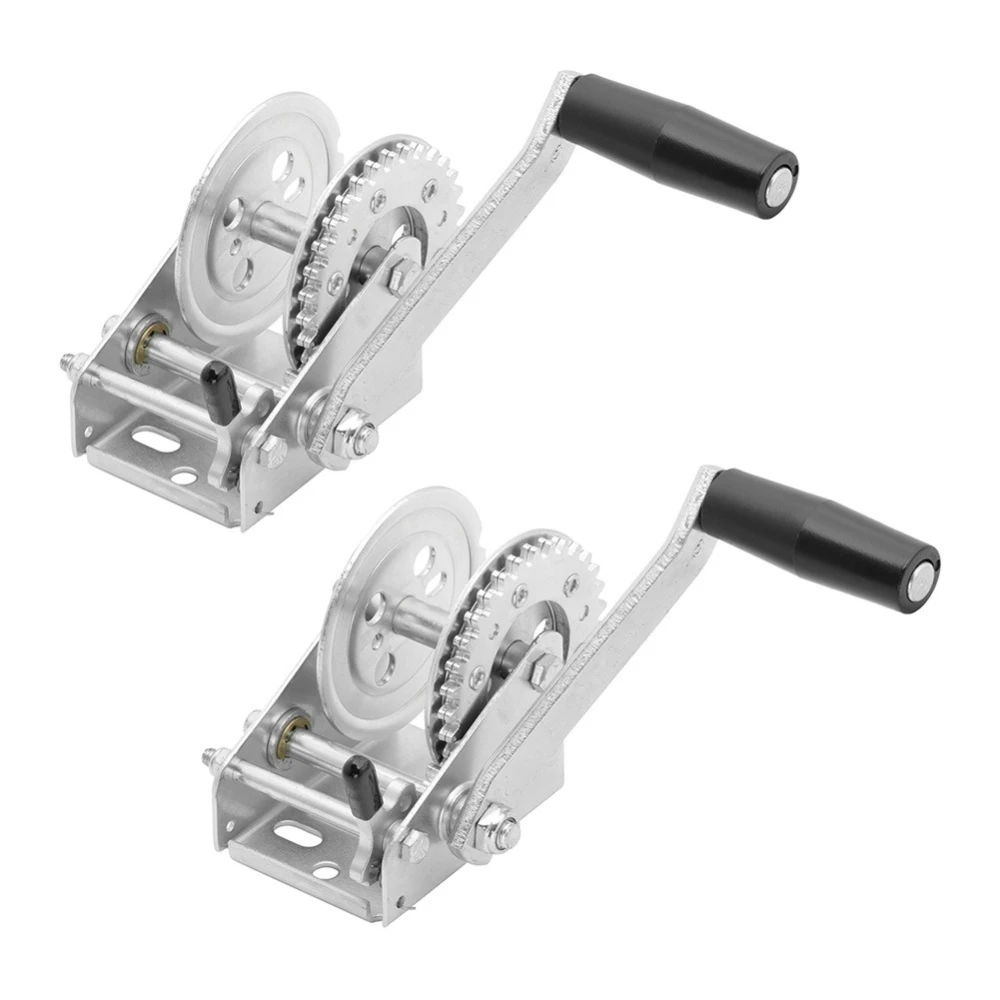 Fulton 900 lb trailer winch bundle with manual handle for strap or rope
