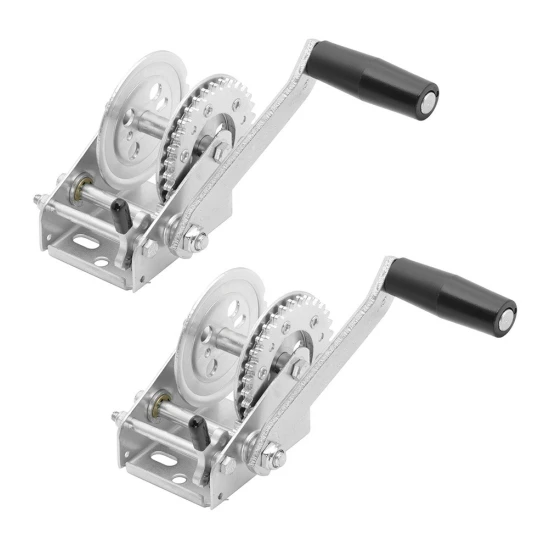 Fulton 900 lb trailer winch bundle with manual handle for strap or rope