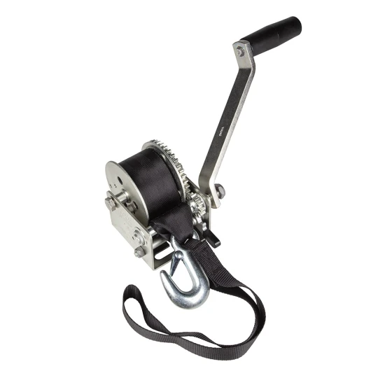 10-Pack Fulton 900 lb Single‑Speed Marine Trailer Winch with 12 ft Strap and 6 in Handle