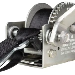 10-Pack Fulton 900 lb Single‑Speed Marine Trailer Winch with 12 ft Strap and 6 in Handle